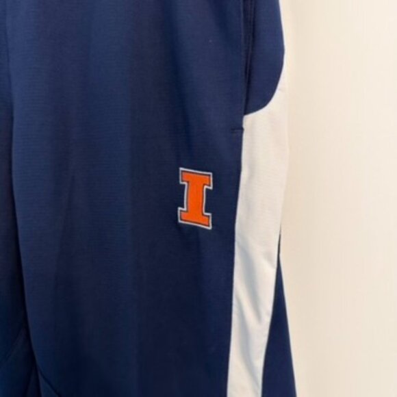 🧡💙 Adidas Climalite Illinois Track Pants – Men’s Medium 🧡💙 - Picture 2 of 5